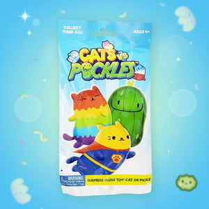 Cats vs Pickles - Blue Wave Mystery Surprise Plush Toy