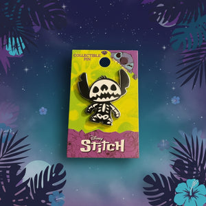 Disney Stitch Skeleton Collectible Pin