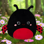 FlipAMallow by Squishmallow (12" Heather the Dragonfly and Trudy the Ladybug)