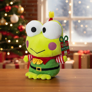 Hello Kitty Keroppi Christmas Elf 8" Plush