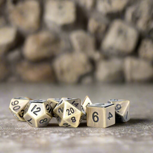 Dice Set (7 Pcs. Heavy Metal - Antique Gold)