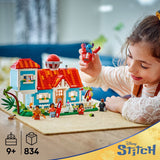 LEGO Disney Lilo and Stitch Beach House 43268 lifestyle image