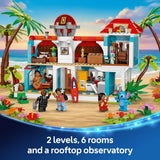 LEGO Disney Lilo and Stitch Beach House 43268 interior feature image