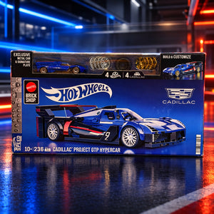 Mattel Brick Shop Hot Wheels - Cadillac Project GTP Hypercar (236 Pieces)