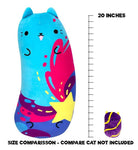 Cats vs Pickles Jumbo Super-Soft Hugging Plush (Various Colors)