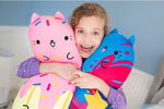 Cats vs Pickles Jumbo Super-Soft Hugging Plush (Various Colors)