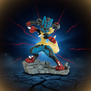 Mega Lucario 3" Figure from 2025 Collection Box
