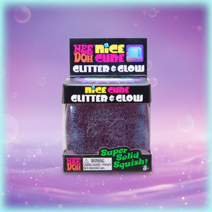 Needoh - Nice Cube Glitter & Glow (Purple)
