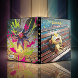 Pokémon 4-Pocket Portfolio Binder Meowth and Starmie full wrap view
