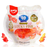4D AMOS Gummy - Luckey Fish Peach & Mango (3.95oz Bag)