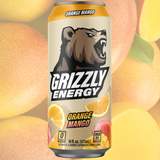 Grizzly Energy Drink 16oz (Orange Mango)