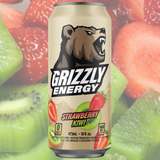 Grizzly Energy Drink 16oz (Strawberry Kiwi)