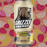 Grizzly Energy Drink 16oz (Mountainberry Lemonade)