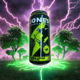 Jones Energy Soda 16oz (Green Apple)