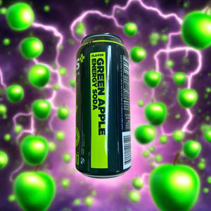 Jones Energy Soda 16oz (Green Apple)