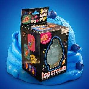 Slow Rise Ice Cream Squishy (Blue)