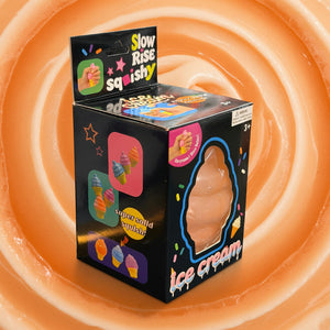 Slow Rise Ice Cream Squishy (Orange)