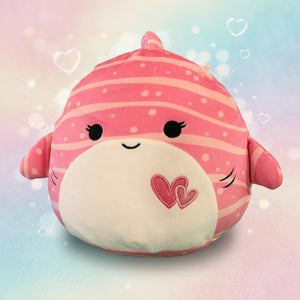 Squishmallows (8" Pink Hearts Whale)