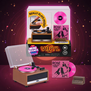 Zuru Mini Brands Really Works Vinyl Player with APT by ROSE and Bruno Mars