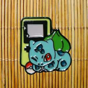 Bulbasaur (with Green Gameboy) Pin