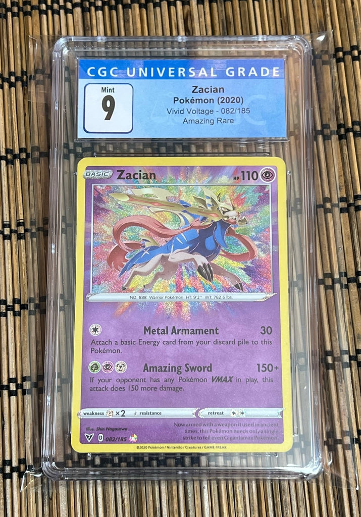 Zacian 82/185 (CGC Universal Grade 9) GoldenFishGames Zacian 82/185 (CGC Universal Grade 9) GoldenFishGames