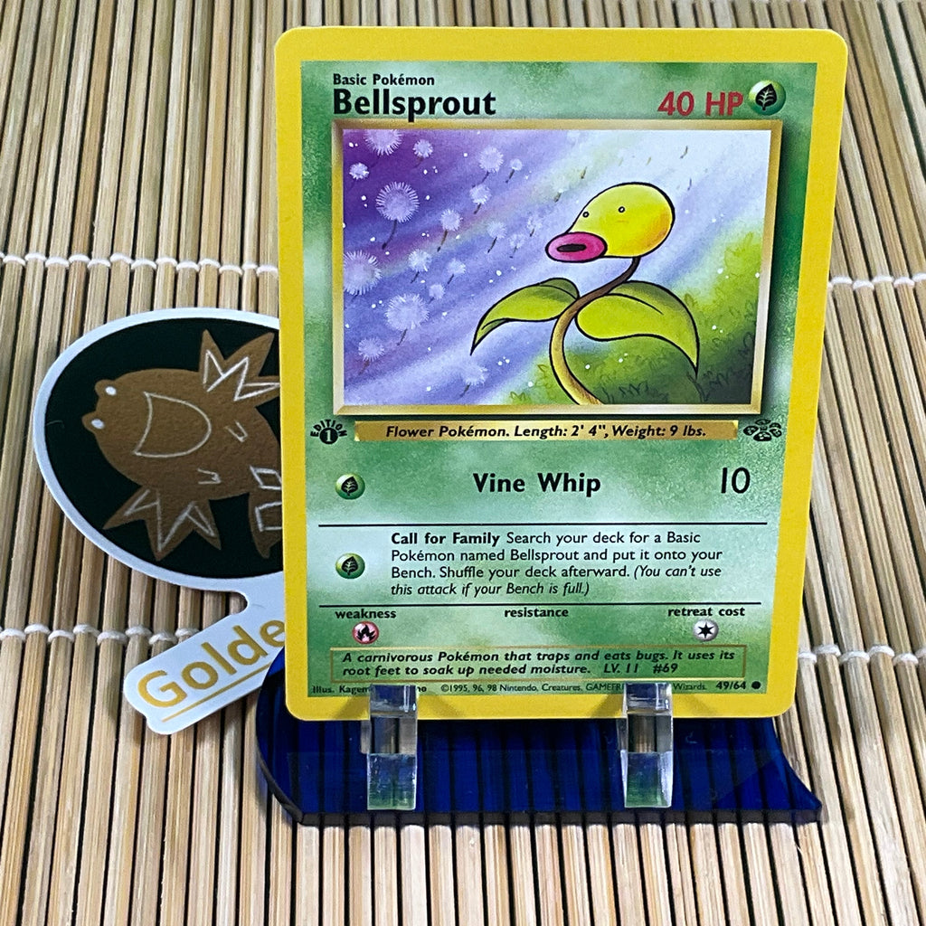1995 bellsprout pokemon card value Bellsprout (49/64) (Light Play) – GoldenFishGames