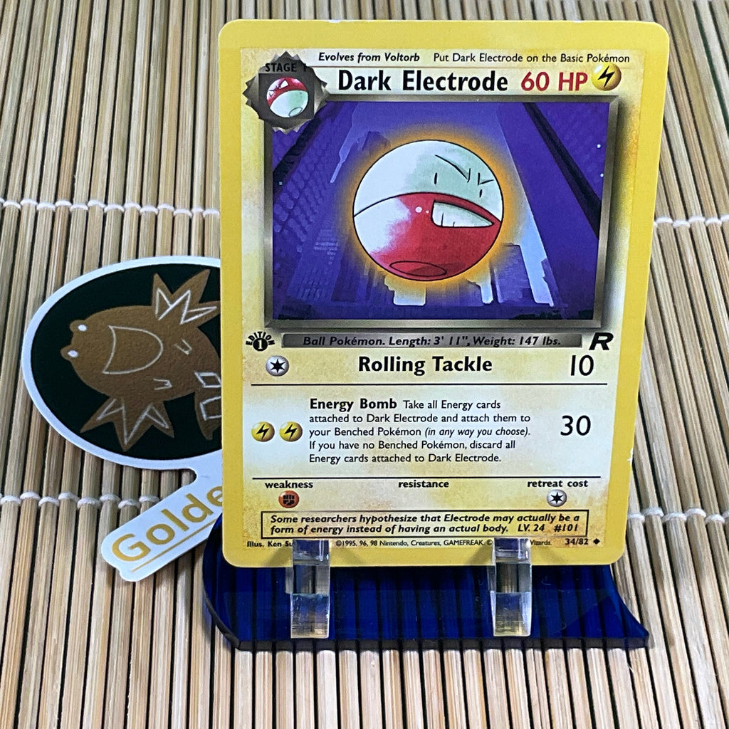 dark electrode pokemon card value Dark Electrode (34/82) (Light Play) – GoldenFishGames