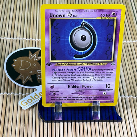 Unown(D) (47/75) (Light Play)