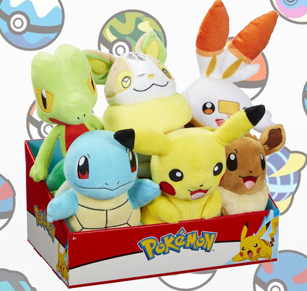 Takara Tomy 8 Polegada Original Pokemon Pikachu Squirtle Plush